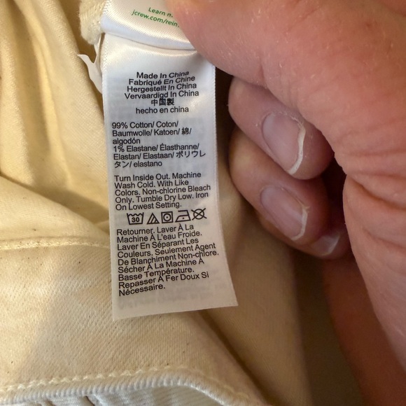 J. Crew Women’s ‘96 Vintage Flare Jeans NWT 32 Natural Ecru - Picture 10 of 12